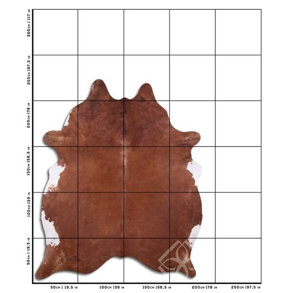 Cowhide Area Rugs NATURAL HAIR ON COWHIDE BROWN 3 - 5 M GRADE B size ...