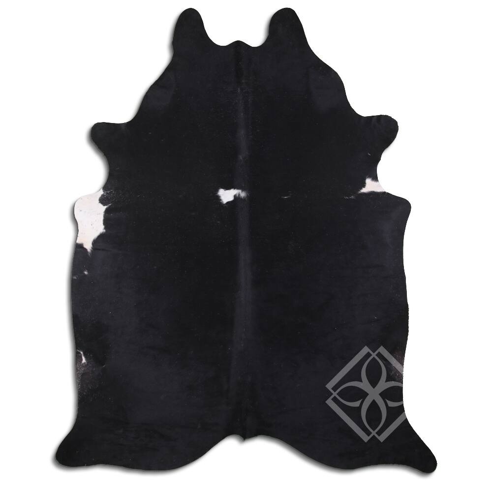 Cowhide Area Rugs NATURAL HAIR ON COWHIDE BLACK 3 5 M GRADE B size