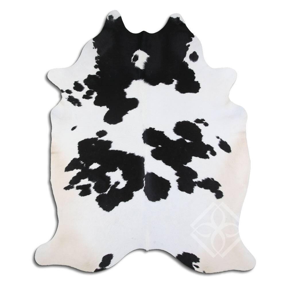 Cowhide Area Rugs NATURAL HAIR ON COWHIDE BLACK AND WHITE 2 3 M GRADE