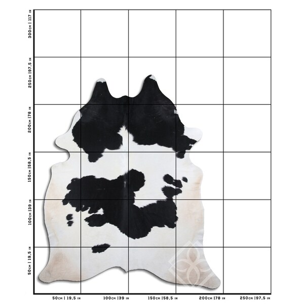 Cowhide Area Rugs NATURAL HAIR ON COWHIDE BLACK AND WHITE 3 - 5 M GRADE ...