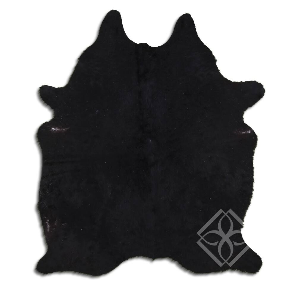 Cowhide Area Rugs NATURAL HAIR ON COWHIDE BLACK 3 5 M GRADE B size