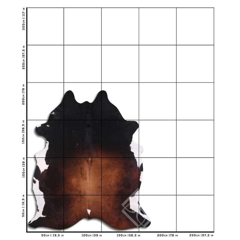 Cowhide Area Rugs NATURAL HAIR ON COWHIDE TORNASOL 2 - 3 M GRADE A size ( 22 - 32 sqft ) - Big