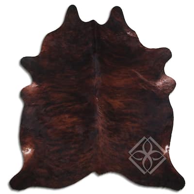 Cowhide Area Rugs NATURAL HAIR ON COWHIDE MEDIUM BRINDLE 3 - 5 M GRADE B size ( 32 - 45 sqft ) - Big