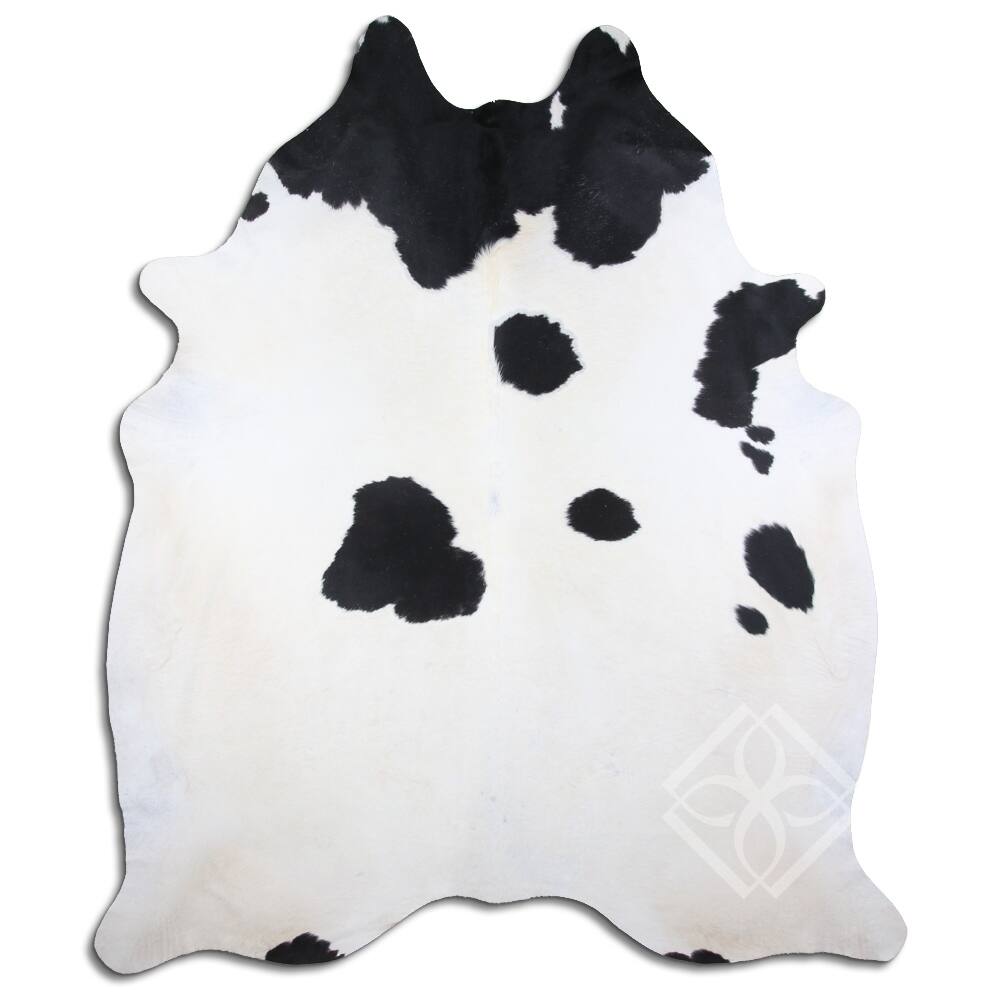 Cowhide Area Rugs NATURAL HAIR ON COWHIDE BLACK AND WHITE 3 5 M GRADE