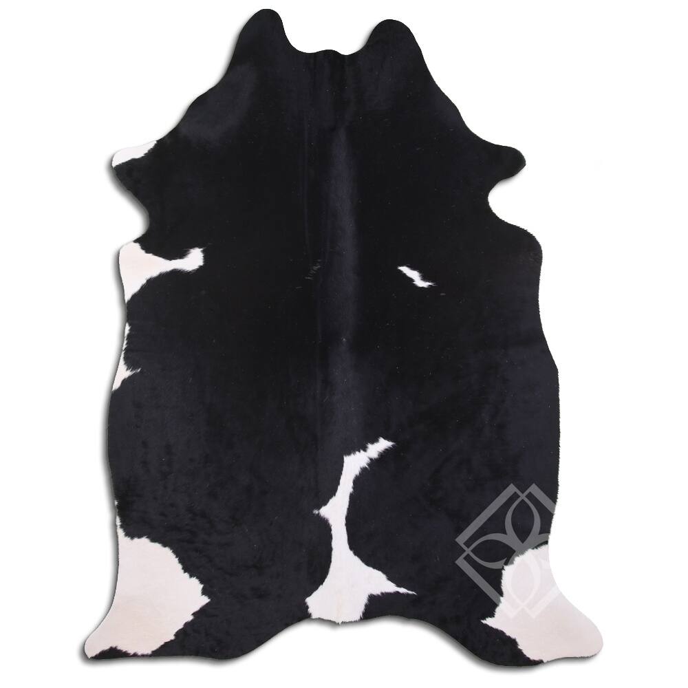 Cowhide Area Rugs NATURAL HAIR ON COWHIDE BLACK AND WHITE 2 3 M GRADE