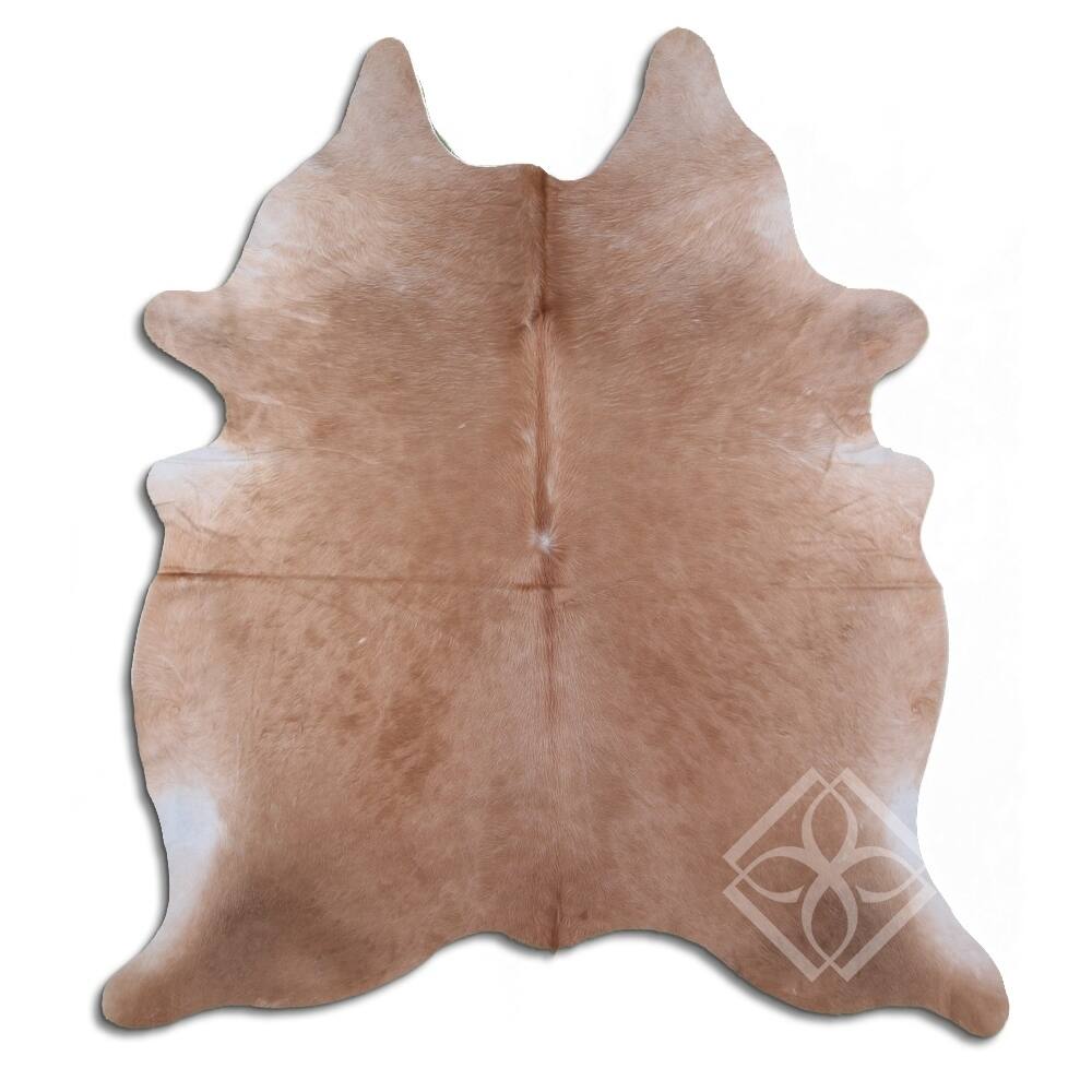 Cowhide Area Rugs Natural Hair On Cowhide Beige 3 - 5 M Grade B Size 