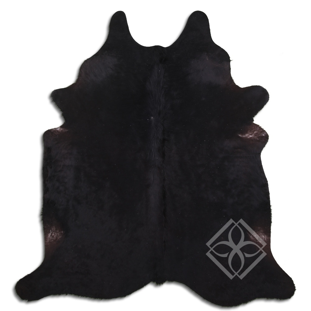 Cowhide Area Rugs NATURAL HAIR ON COWHIDE BLACK 3 - 5 M GRADE B Size ...