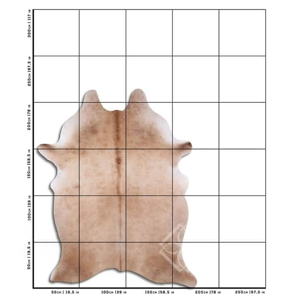 Cowhide Area Rugs NATURAL HAIR ON COWHIDE BEIGE 3 - 5 M GRADE B size ...