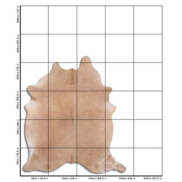 Cowhide Area Rugs NATURAL HAIR ON COWHIDE BEIGE 3 - 5 M GRADE B size ...