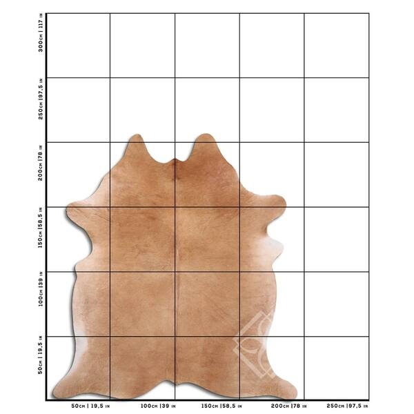 Cowhide Area Rugs NATURAL HAIR ON COWHIDE BEIGE 3 - 5 M GRADE A size ...