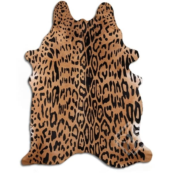 Jaguar Printed Cowhide Rug