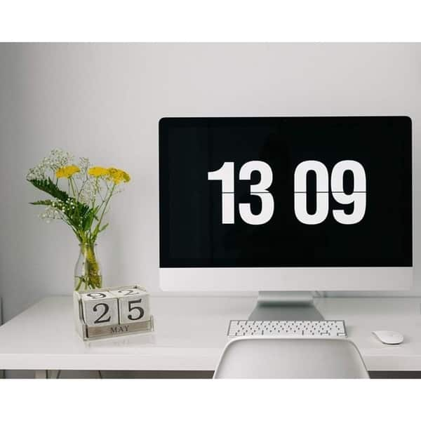 Shop Wooden Calendar Block Wood Desk Calendar Home Office Decor