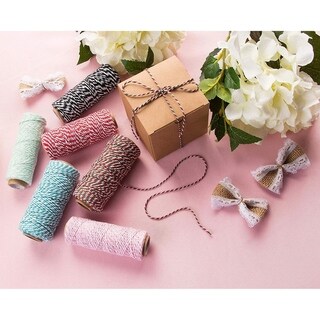 DECORA 328 Yard Bakers Twine Cord Cotton String Rope for Gift Wrapping Arts Crafts Pack of 6 4337017336 DECORA 328 Yard Bakers Twine Cord Cotton String Rope for Gift Wrapping Arts Crafts Pack of 6 4337017336