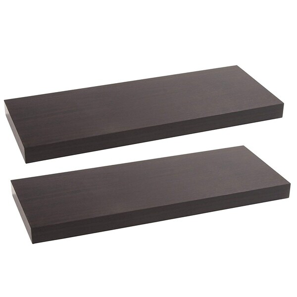 Dark Brown Wall Shelves