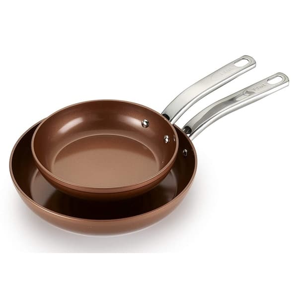T-Fal Endura Copper Ceramic 2-Piece Fry Pan Set