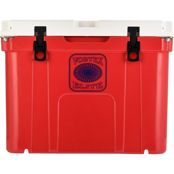 black and red cooler