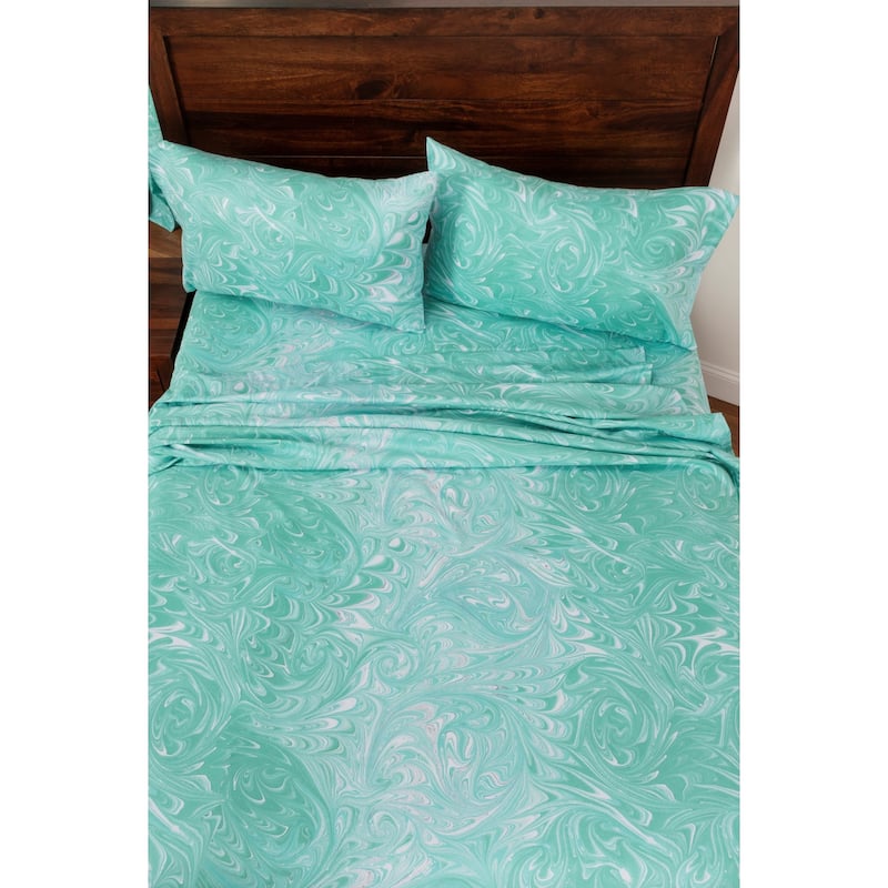Art of Marbling Aquarius Luxury Performance Sheet Set