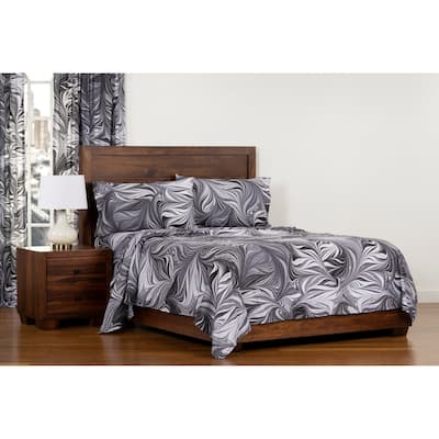 Art of Marbling Black Ash Luxury Performance Sheet Set
