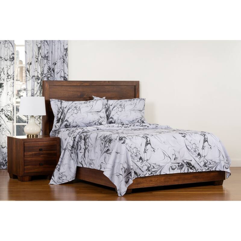 Art of Marbling Carrara Luxury Performance Sheet Set
