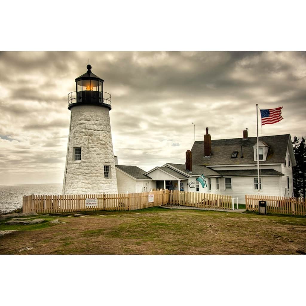 CANVAS The Light at Pemaquid Point Lighthouse Photographic