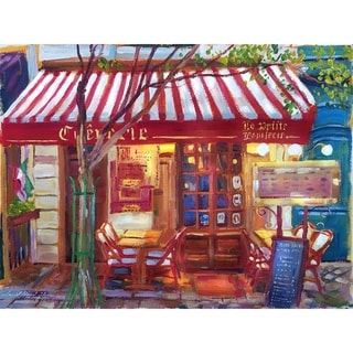 CANVAS Le Petit Bistro Painting by David Lloyd Glover Art Painting ...