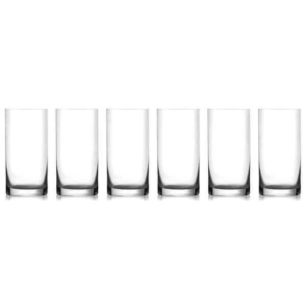 Set Of 8 Drinking Glasses Tumblers Highball Lowball Acrylic Plastic 14 Oz  22 Oz