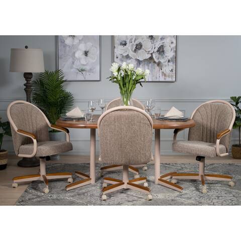 Casual Dining Brown 5 piece Table and Chairs Set