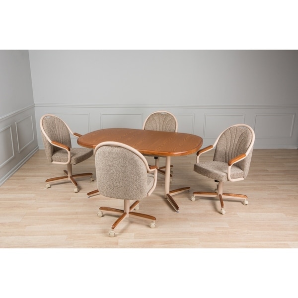 Casual Dining Brown 5 piece Table and Chairs Set