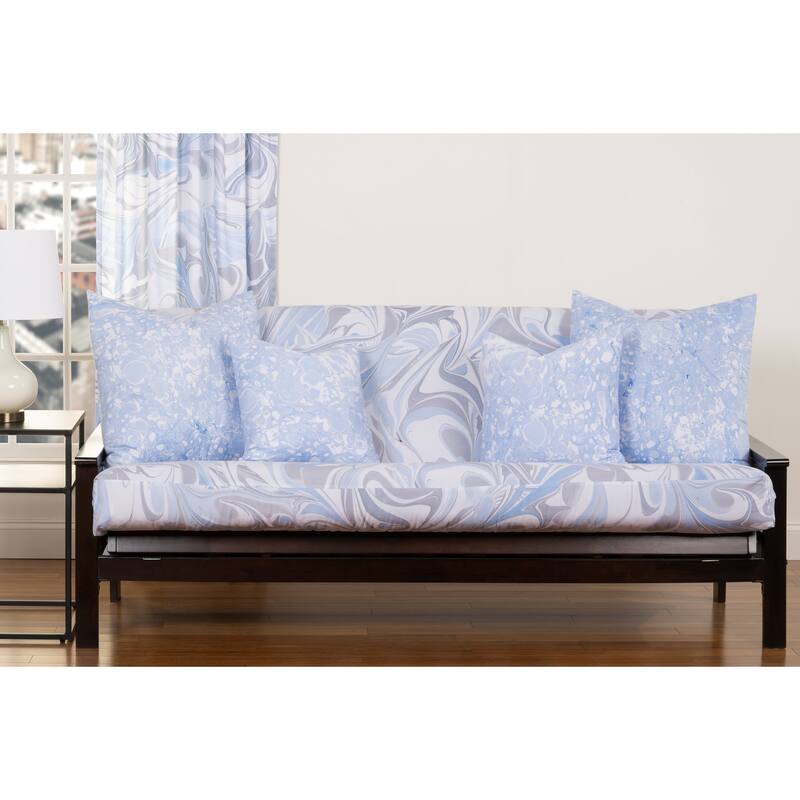 Art of Marbling Quicksilver Futon Cover