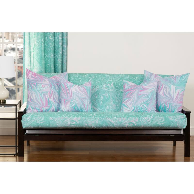 Art of Marbling Aquarius Futon Cover