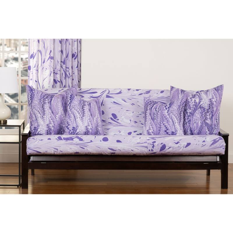 Art of Marbling Electrify Futon Cover