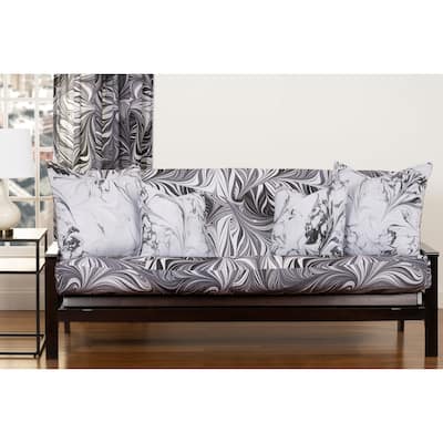 Art of Marbling Black Ash Futon Cover