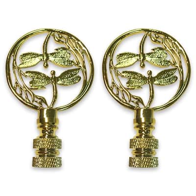 Royal Designs Fan Pull Chain French Pendalogue Crystal Polished Brass