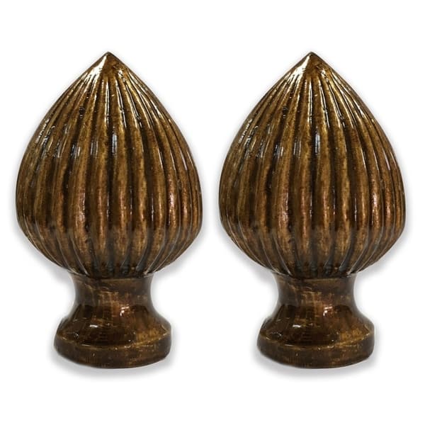 RoyalDesigns Pine Cone Lamp Finial