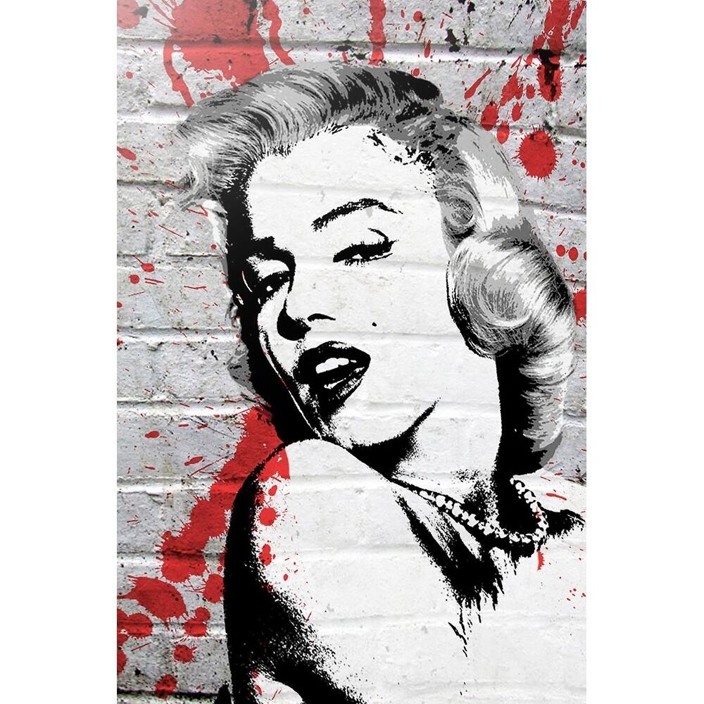 CANVAS Marilyn Monroe by Banksy Graphic Art Print - 48x32