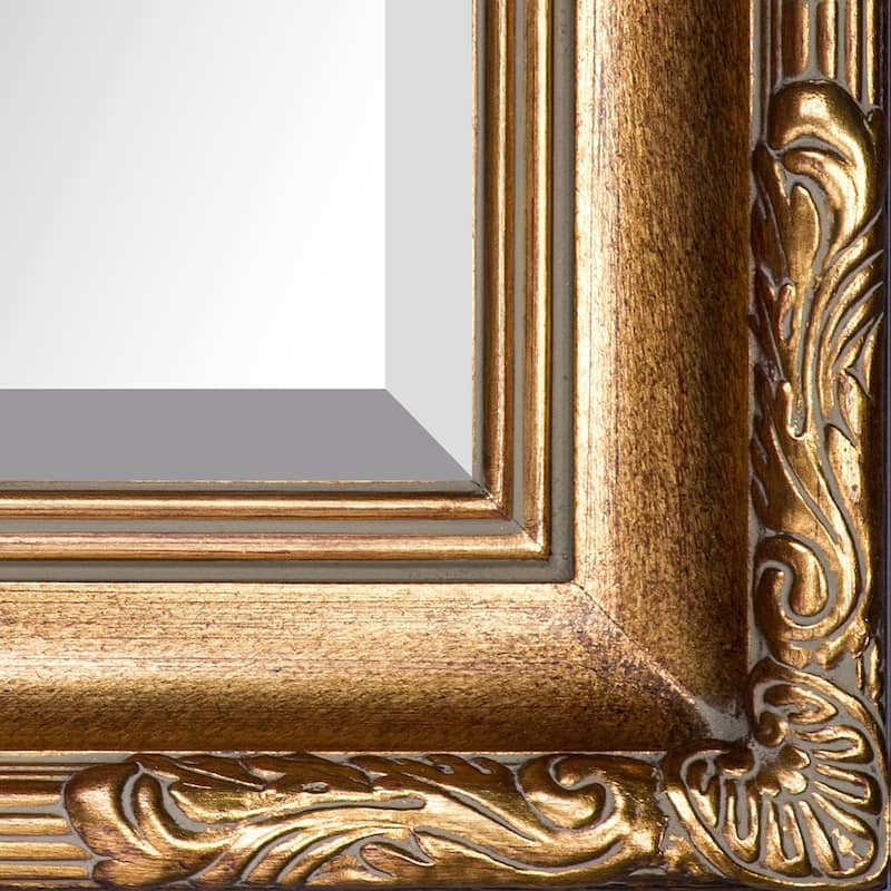 La Pastiche Florentine Gold Framed Wall Mirror