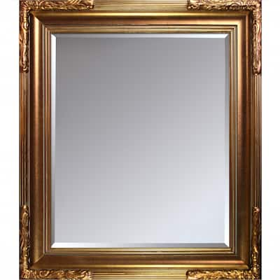 La Pastiche Florentine Gold Framed Wall Mirror