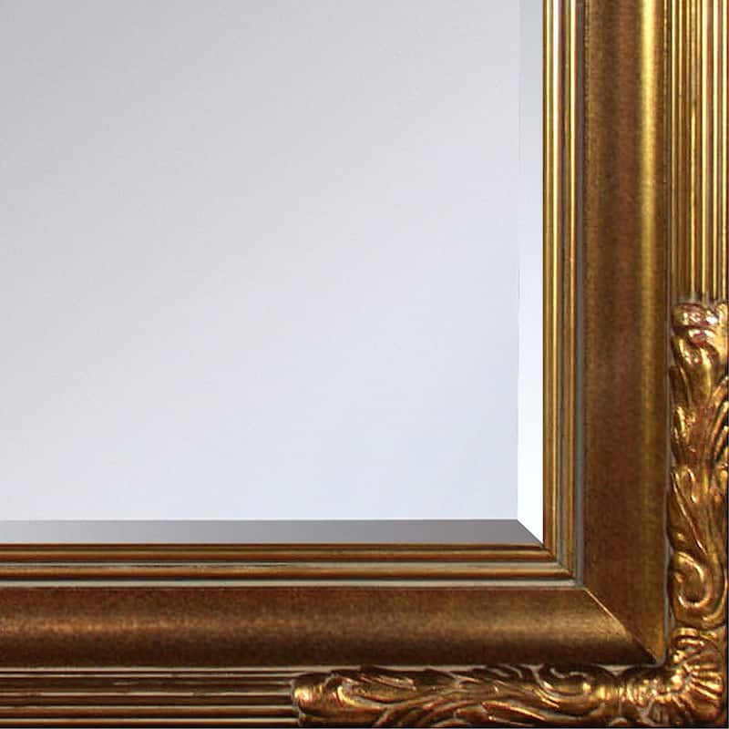 La Pastiche Florentine Gold Framed Wall Mirror