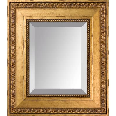 La Pastiche Versailles Gold King Framed Wall Mirror