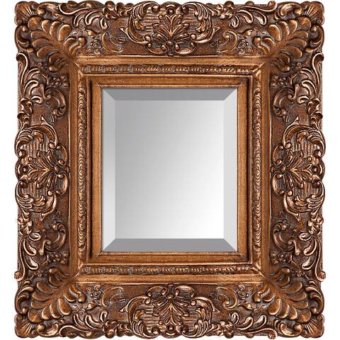 overstockArt Burgeon Gold Frame Mirror