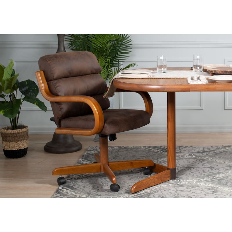 Casual Dining Waterfall Brown 5 piece Table and Chairs Set