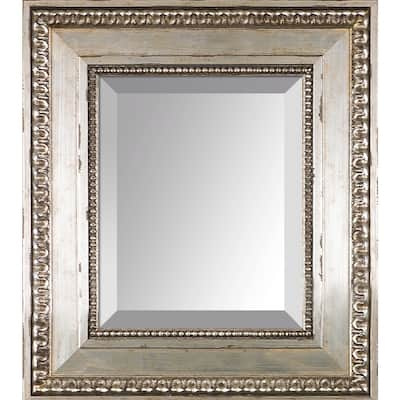 La Pastiche Versailles Silver King Framed Wall Mirror