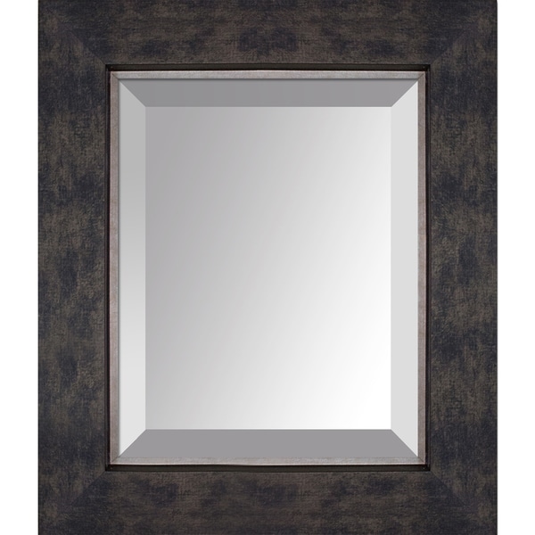 overstockArt Suede Premier Frame Mirror
