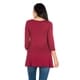preview thumbnail 8 of 6, 24seven Comfort Apparel Ruched Sleeve Swing Tunic Top