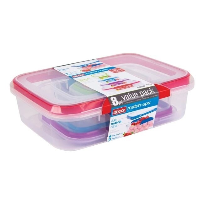 Shop Decor Match Ups Assorted Food Storage Container Set 1 Pk