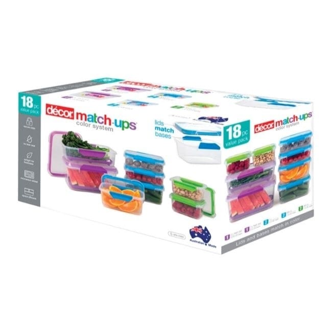Shop Decor Match Ups Assorted Food Storage Container Set 1 Pk