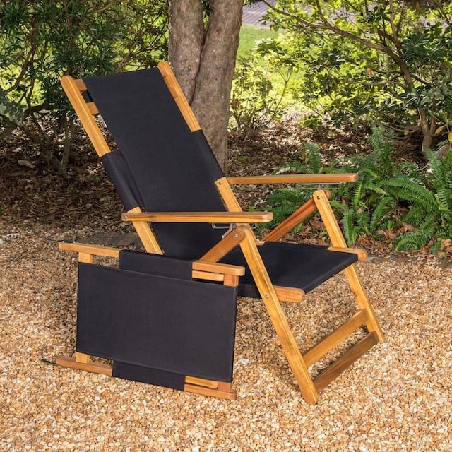 Portable Lounge Chair with Leg Rest - Overstock - 29122224