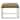 HomePop Decorative Ottoman - Distressed Brown Faux Leather