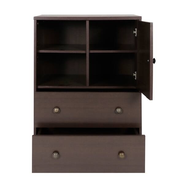 Shop Copper Grove Nijmegen Mid Century Modern 2 Drawer 1 Door