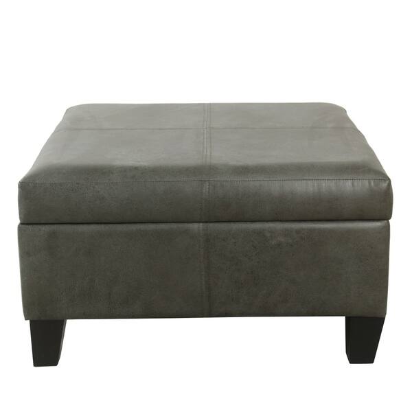 Shop Copper Grove Mdina Large Faux Leather Storage Ottoman On